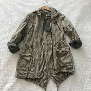 Levi's Women's Hooded Khaki Anorak
